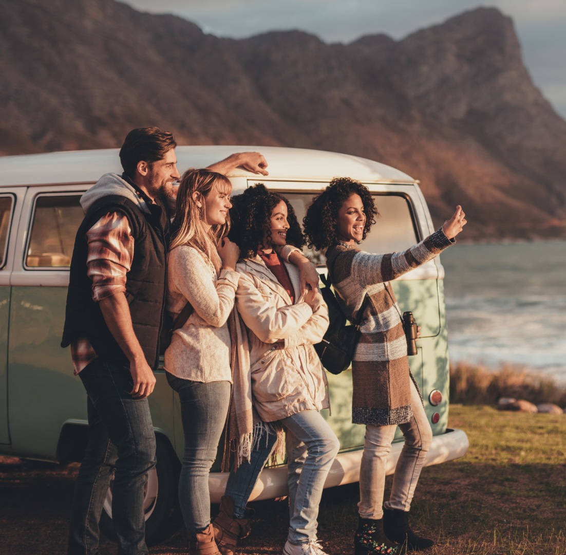 A Kiwi family and their vehicle